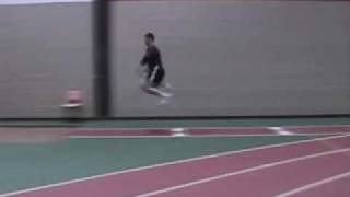 Triple jump technique singleleg hops [upl. by Atinel553]