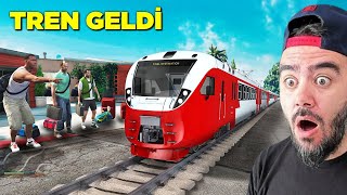 BÖYLE YAPARSANIZ FRANKLININ EVINE TREN GELIYOR  GTA 5 MODS [upl. by Nylitak]