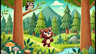 Benny the Brave Little Bear Poem in English For Kids [upl. by Case84]