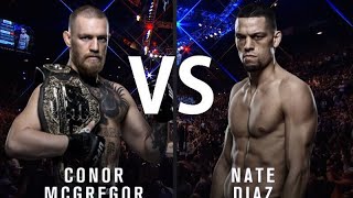 Nate Diaz vs Conor McGregor 3 free fight ufc [upl. by Halludba760]