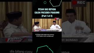 Ustadz Abdul Somad UAS mendoakan Pak Prabowo menjadi Presiden 1 of 4 nostalgia 2019 [upl. by Alverta]