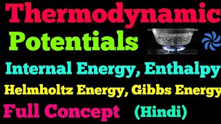 thermodynamic potentials [upl. by Novat]