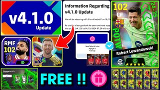 V410 Big Update  🤩🔥 What Is Coming On Thursday In eFootball 2025 Mobile  Free eFootball Coins [upl. by Butte638]