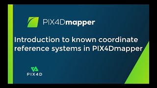 Pix4D  Introduction to coordinate reference systems CRS in PIX4Dmapper [upl. by Aniad]