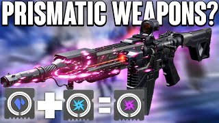 Destiny 2 Did Bungie Forget About Prismatic Weapons MAJOR PROBLEM [upl. by Lairea870]