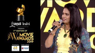 JFW Movie Awards 2019 Brinda Gopal Best Choreographer of the Year  Kaala [upl. by Aitsirhc]