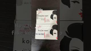 Fake vs Original kojie San soap skincarereview shortsskincare skincareproductreview [upl. by Bajaj]