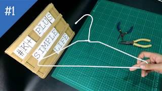 2種方法 教你用衣架折平板架 DIY HANGER LIFE HACKS MUST LEARN [upl. by Holleran]