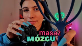 ASMR po polsku MASAŻ MÓZGU ciarki gwarantowane 💙 [upl. by Atinel]