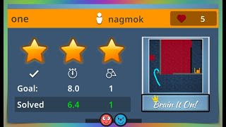 Brain It On nagmoks Puzzle quotONEquot Solved by nagmok [upl. by Dragde255]