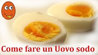 Come fare un Uovo sodo Video ricetta [upl. by Egag]