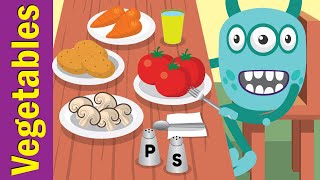 Veggies Are Yummy  Vegetables Song for Kindergarten  Fun Kids English [upl. by Cord]