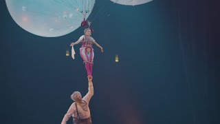 Cirque du Soleil Corteo performing at Sacramentos Golden 1 Center [upl. by Adnolohs995]