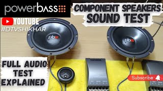 PowerBass Component Speakers  Unboxing And Sound Test  Cheapest Aftermarket Speakers  viral [upl. by Portugal]