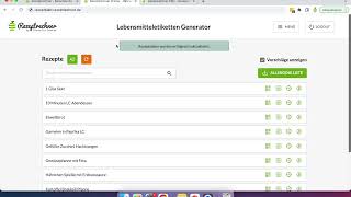 Rezeptbuch erstellen  mit Nährwertberechnung  Rezeptrechner [upl. by Reiko]