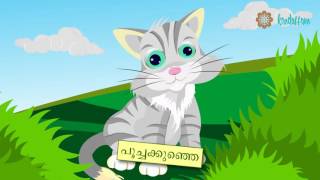 Poocha KunjeMalayalam Nursery Rhymes and Songs [upl. by Liddy]