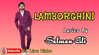 Lamborghini Song  Lyrics By  Salman Ali Indian Idol  Live Preference salmanali [upl. by Asyal]