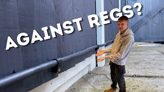 Installing against regs  power to summer house  Electrician [upl. by Prowel]