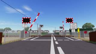 Barrier raises early Successive closure Oren South Level Crossing  Roblox [upl. by Knapp]