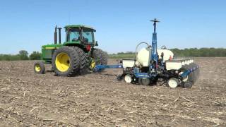 Six row planter in Iowa [upl. by Nireves]