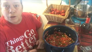 Making and Canning No Cook Salsa [upl. by Sofer]