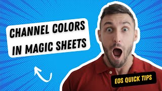 QuickTip Show fixture color in Magic Sheet ETC Eos Quick Tips [upl. by Ailugram]