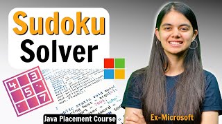 Java Sudoku Solver  Backtracking  Java Placement Course [upl. by Hars]