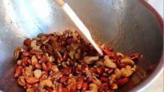 Sweet Salty Spicy Nuts  Candied Party Nuts  Roasted Mixed Nuts [upl. by Zane]