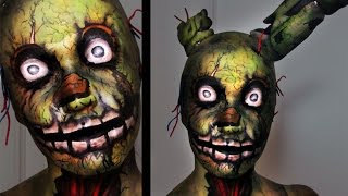 Springtrap  Five Nights at Freddys 3  Makeup Tutorial [upl. by Navaj]