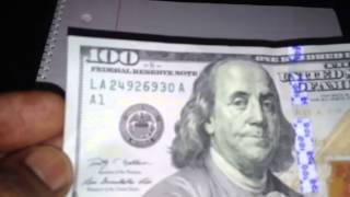 New 100 Bill Hundred Dollar Bills Hidden Messages and Secret Codes [upl. by Nnayllehs952]