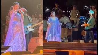 ARIJIT SINGH amp SHREYA GHOSHAL FULL PERFORMANCE AT AMBANIS WEDDING COMPILATION [upl. by Odelle904]