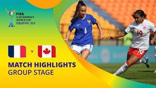 France v Canada  FIFA U20 Womens World Cup Colombia 2024  Match Highlights [upl. by Ariem]