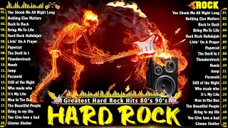 Greatest Hard Rock Songs 80s 90s Full Album 🎸 Bon Jovi Guns N Roses Nirvana Metallica ACDC [upl. by Ylatfen153]