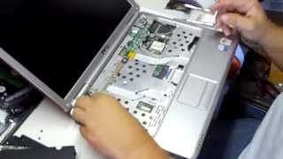 Dell Inspiron 1420 Disassembly amp GPU Reflow Part 1 [upl. by Brackett]