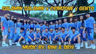 Salamin Salamin x Gento  Bini x SB19 music in Upeepz Concert performed by Electro Groovers [upl. by Llevad]