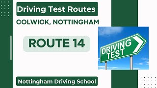 Colwick Driving Test Centre Nottingham  Driving Test Routes Route 14 [upl. by Barboza]