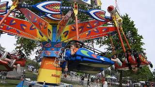 West Coast Amusements rides  2018 Ladner May Days Delta BC Canada [upl. by Lindsley]