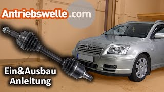 Gebrochene Antriebswelle wechseln Toyota Avensis amp Corolla [upl. by Nimajaneb]