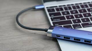 USB хаб Vention TypeC  HDMI 4K 30Hz  3x USB 30 5 Гбітс  TypeC PD 100W 5 в 1 USBC Концентрато [upl. by Gamali866]