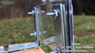 50 Caliber Air Rifle vs Lexan Part 2 [upl. by Rangel]