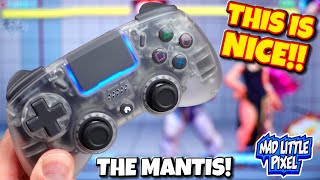 The BEST Cheap PlayStation 4 Controller For PS5 Retro Fighters Mantis Review [upl. by Ayotnom]