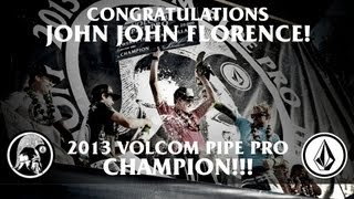 Volcom Pipe Pro 2013  Day 3 Highlights [upl. by Ieso]