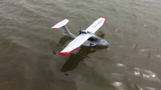 Scale Water Landing Practice Eflite Icon A5 13m [upl. by Yrotciv]