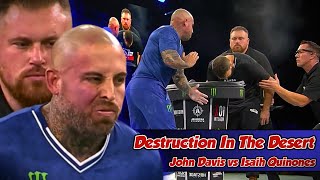 Destruction In The Desert  John Davis vs Isaih Quinones  powerslap9 powerslap slapfight [upl. by Nefets362]