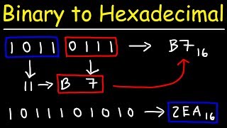 How To Convert Binary to Hexadecimal  Computer Science [upl. by Ettena451]