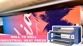 Heavy Duty Textile Calendering Machine  Roll to Roll Sublimation Heat Press [upl. by Dymoke826]