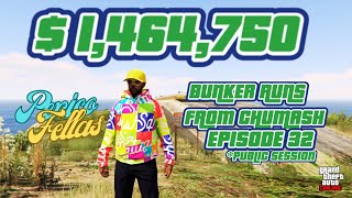 Bunker Runs From Chumash in GTA 5 Episode 32 public session SOLO [upl. by Renee]