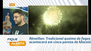 Réveillon Tradicional queima de fogos acontecerá em cinco pontos de Maceió [upl. by Aciria]