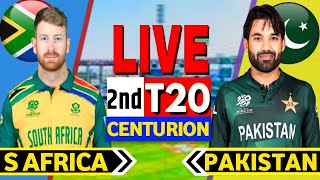 Live  Pakistan vs South Africa 2nd T20  Live Scores amp Commentary  PAK vs SA live [upl. by Gnal]