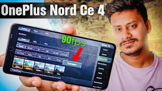 OnePlus Nord CE 4 BGMI 90FPS Test with FPS Meter  Snapdragon 7 gen 3 Power [upl. by Ialokin695]